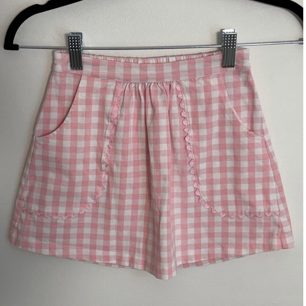 Lullaby Set Pink Gingham Skirt size 10
